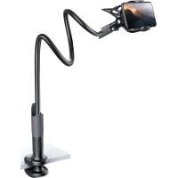 ราคา Phone Holder Bed Gooseneck Mount Lamicall Cell Phone Clamp Clip for Desk Flexible Lazy Long Arm Headboard Bedside Overhead Mount Stand Compatible with Phone 12 Mini 11 Pro Xs Max XR X 8 7 6 Plus Black