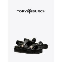 ราคา TORY BURCH KIRA รองเท้าแตะหัวเข็มขัดส้นแบน 144328 (20911620155)