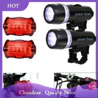 ราคา Chandrae หลอดไฟหน้าจักรยานรถจักรยานด้านหน้าโคมไฟ LED ไฟฉายกันน้ำความปลอดภัยด้านหลัง (20527221134)