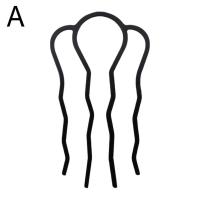 ราคา U Shape Hair Styling Tool Hair Sticks Braiding Twist Comb Women Hair DIY Hair Ornaments Curly Accessories D2G5 (19735510129)