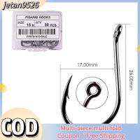 ราคา เบ็ดตกปลาเหล็กกล้าคาร์บอนสูงตะขอตกปลา2 22 พร้อมห่วงสำหรับตกปลา20ชิ้น 50ชิ้นวงกลม (17022325463)