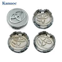 ราคา 4Pcs 57มม ศูนย์ล้อรถขอบดุมล้อฝาครอบสติ๊กเกอร์โลโก้สำหรับToyota Corolla CHRแคมรี่พราโดYARIS PRIUS (4678576411)