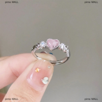 ราคา pime MALL แหวนสีเงินสีชมพูหัวใจโอปอลสร้างสรรค์แหวนนิ้วแนววินเทจสวยงามน่ารักแหวนพังค์สำหรับผู้หญิงเครื่องประดับที่มีเสน่ห์ (20303077732)
