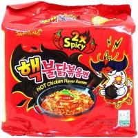 ราคา มาม่าซัมยัง Samyang มาม่าเผ็ดเกาหลี ยกแพ็ค5ห่อ มี4 รสชาติ (10292215318)