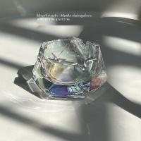 ราคา สไตล์อินที่เรียบง่ายหรูหราน้ำเกาลัดที่เขี่ยบุหรี่แก้วแฟชั่นอินเทรนด์โฮมออฟฟิศคริสตัลระดับไฮเอนด์ที่เขี่ยบุหรี่ (20510046083)