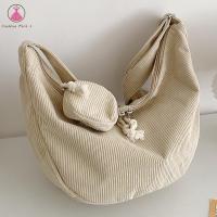 ราคา กระเป๋าทรงเกี๊ยวสำหรับผู้หญิงพร้อมกระเป๋าใส่เหรียญกระเป๋ากระเป๋าสะพายข้างผ้าลูกฟูกมีซิปกระเป๋าโฮโบทันสมัยน้ำหนักเบากระเป๋าสะพายเดินทางลำลอง (20809523682)