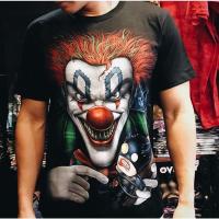 ราคา 2023 newของแท้100 Size S เสื้อเรืองแสงแบรนด์แท้ 3D พิมพ์ลายเรืองแสง สกรีนลายหน้า หลัง (20004094317)