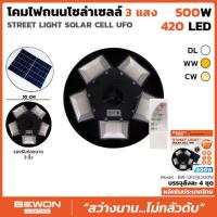 ราคา โคมไฟ UFO LED โซล่าเซลล์ BEWON SO UFO500 3L 500W 3แสง (20518821717)