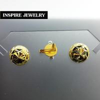 ราคา INSPIRE JEWELRY ต่างหูรูปปลาโลมาเล่นบอลหุ้มทองแท้ 100 Gold (18621214911)