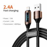 ราคา Toocki USB TypeC Lightning Fast Charging Data Cable สำหรับ iPhone 14 13 12 Pro Max X XS XR 8 7 Plus iPad Fast Charging Charger Cable สายชาร์จไอโฟน (16777671876)