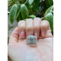 ราคา Titapa jewelry แหวนเพชรหน้ากว้าง 5แถว เพชรกลาง1กะรัต สลับชั้น เพชรฝังจิกไข่ปลาสวยวิ้งๆ คัดเพชรทุกเม็ด ใส่แล้วนิ้วเรียวยาวสวย เรียบหรู โดดเด่น ใส่ได้ทุกวันทุกโอกาส (15479923759)