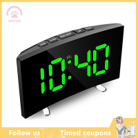 ราคา SHZTGM Nappa ดิจิตอลนาฬิกาปลุกห้องนอนนาฬิกาตั้งโต๊ะ Snooze ฟังก์ชั่น USB พอร์ตขาย (20880753555)