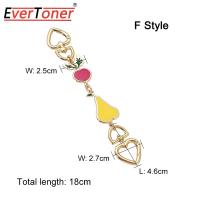 ราคา โซ่ต่อกระเป๋า EverToner กระเป๋าสะพายข้างสายกระเป๋าถือโซ่รูปหัวใจตะขอสำหรับแขวนเสน่ห์โซ่ DIY อุปกรณ์เสริมกระเป๋าสะพายไหล่ (20891837540)