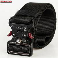 ราคา เข็มขัดยุทธวิธีสไตล์ทหาร 4 8 ซม ทนทาน NYLON WEB BELT quick Release Heavy Duty โลหะหัวเข็มขัด Rigger Cobra เข็มขัดเหมาะสำหรับเอว 30 60 (1228774859)