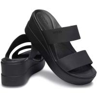ราคา รองเท้าส้นสูง Crocs Brooklyn Mid Wedge รองเท้าแตะผู้หญิ่ง สินค้าเข้ามาใหม่ พื้นนี่ม ใส่สวยทันสมัยกำลังฮิต (13504999871)