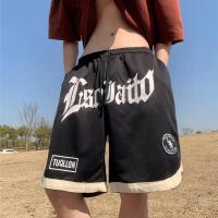 ราคา กางเกงขาสั้น Hiphop อเมริกันฤดูร้อนผู้ชายขนาดใหญ่หลวมกีฬาสบาย ๆ ห้าส่วนกางเกงสไตล์ฮิปฮอปสไตล์สปอร์ต (20817493833)