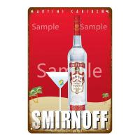 ราคา Amrican เครื่องดื่มเย็นๆ Smirnoff เหล้าองุ่นป้ายโลหะแผ่นเหล้กสำหรับบาร์ผับเบียร์สแต็กจานตกแต่งโฆษณาเครื่องตกแต่งฝาผนัง YM010 23T 0718 (19741354412)