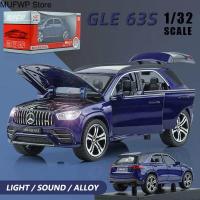 ราคา MUFWP Store RUM 1 32 Scale Mercedes Benz GLE 63S Alloy Car Model Light Sound effect diecast car Toys for Boys baby toys birthday gift car toys kids toys car model car Boys toys model collection (17324