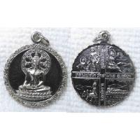 ราคา เหรียญ หลวงพ่อโต วัดสามกอ หลังพระพุทธเจ้าทรงประสูติ ตรัสรู้ แสดงธรรม ปรินิพพาน ขนาดเล็ก กะไหล่เงิน (19217306935)