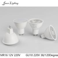 ราคา Jmax หลอดไฟ MR16 หลอดไฟ LED GU10 7W 5W 3W สปอตไลท์ไฟส่อง LED หลอดไฟ LED ไฟ LED แสงสีขาวอุ่นเย็น12V 220V Mentol (20381911883)