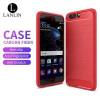 ราคา LANLIN สำหรับ Huawei P10 Plus Caseไฟเบอร์คาร์บอนไฟเบอร์ทนต่อแรงกระแทก Brushed Texture นุ่ม TPU Anti Fingerprint Full Body เคสป้องกันสำหรับ Huawei P10 Plus เคสโทรศัพท์ (7989821747)