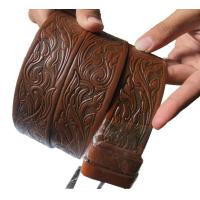 ราคา Lovely Long CowHide เข็มขัดหนังวัวแท้ 100 สายเข็มขัดมีลายในตัวสวยมาก หัวเข็มขัดเป็นนิกเกิล สีน้ำตาล (455744873)