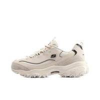 ราคา 2023 Skechers รองเท้ากีฬา2023รองเท้าผู้หญิงใหม่ย้อนยุคสีดำและสีขาวหนา (21050579085)