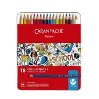 ราคา Caran D Ache ชุดสีไม้ระบายน้ำ School Line 18 สี (16472533032)