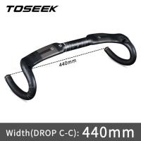ราคา TOSEEK คาร์บอนแบบเต็ม UD Matte Road Track จักรยานจักรยานแข่งแฮนด์เสือหมอบ Handlebar 31 8X400 420 440Mm Road Hanldebar (8474121149)
