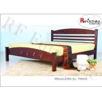 ราคา Raminthra Furniture เตียงนอน ขนาด 5 6 ฟุต ไม้จริง รุ่น คิลเลอร์ สีไม้ธรรมชาติ Bed (404500068)