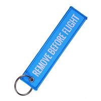 ราคา ในสต็อกแฟชั่น Remove Before Flight ตัวอักษรป้ายแท็กกระเป๋า Key Chain แหวนตกแต่งกระเป๋า (6705972982)