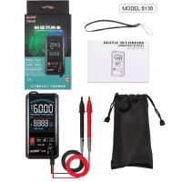 ราคา Winapex หน้าจอสัมผัส6000เครื่องนับ RMS ที่แท้จริงมัลติมิเตอร์แบบดิจิทัลวัดแรงดันไฟฟ้าแบบสายสดเครื่องทดสอบความถี่ NCV (21170914870)