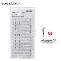 ราคา NAGARAKU 12เส้น3D 6D ขนตารัสเซียปริมาณขนตา Premade แฟนนุ่มและธรรมชาติขนตอม่อที่มีคุณภาพสูง (16236851433)