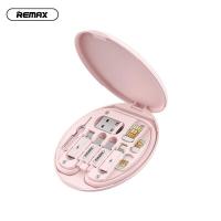 ราคา REMAX 5 IN 1 60w Fast Charging Cables Type C Mobile Phone Data Cable USB Charger Set Storage Box Suitable For Xiaomi (15068965206)