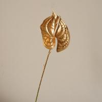 ราคา ช่อดอกไม้พลาสติกสีทองต้นไม้ประดิษฐ์ดอกไม้ปลอมสำหรับตกแต่งคริสต์มาสการตกแต่งบ้านเครื่องประดับปีใหม่เครื่องประดับโต๊ะแจกันเครื่องประดับ (20171922059)