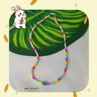 ราคา สร้อยคอลูกปัดโทนสีเข้มลูกปัดยิ้ม (19130615845)