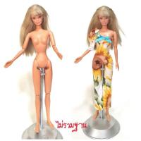 ราคา ตุ๊กตาบาร์บี้สภาพดี ข้อต่อ แขน ขา รุ่นเก่า ยืนเองไม่ได้ สภาพดี Mattel China 1993 แถมชุด ตามภาพ (19978387074)