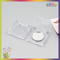 ราคา เคสเมคอัพใสภาชนะใส่เครื่องสำอางพลาสติกพาเลทชุดอายแชโดว์ทรงสี่เหลี่ยม (20522981854)