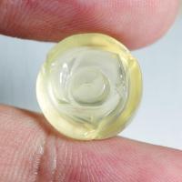 ราคา 11 25 ct เลมอน ควอตซ์ Lemon Quartz กุหลาบ สีเหลืองมะนาว (16420786289)