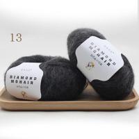 ราคา ด้ายถักไหมพรมโมแฮร์ถักไหมพรมผ้าคลุมไหล่ผู้หญิงทำมือแบบ DIY ขนาด0 9มม X 260 (19465854922)