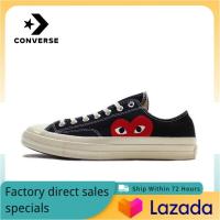 ราคา CONVERSE CDG PLAY x CONVERSE 1970S Mens and Womens รองเท้าผ้าใบกีฬา C045 The Same Style In The Mall (15606667574)