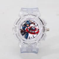 ราคา SanheZ MARVEL Iron Man Spider Man Captain America Watch นาฬิกาการ์ตูนน่ารักสีเรืองแสงนาฬิกาเด็กเด็กของขวัญคริสต์มาสกีฬา Cool Anti Fall นาฬิกาควอตซ์เรืองแสง (16629602019)