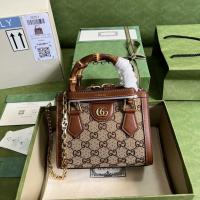 ราคา GG กระเป๋า GUCCI DIANA MINI TOTE BAG (21228292127)