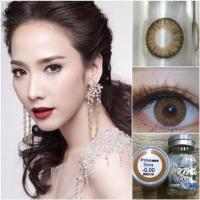ราคา คอนแทคเลนส์ Princess 3 tone Brown Gary ยี่ห้อ Beautylens ค่าสายตาปกติ 1000 (20743609697)