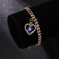 ราคา คลาสสิกตุรกี Evil Eye สร้อยข้อมือผู้หญิงหรูหรา AAA Cubic Zircon CZ Hamsa Hand Heart Charm สร้อยข้อมือแนวโน้มหญิงเครื่องประดับของขวัญอุปกรณ์เสริม (16870704222)