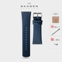 ราคา 24มม Skagen สายนาฬิกาหนังแท้แบบสกรูสีดำสีน้ำตาลใช้แทนเสียงแบริง CK (16933530746)