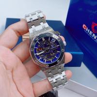 ราคา นาฬิกาผู้ชาย นาฬิกา ผู้ชาย นาฬิกาทางการ Chenxi นาฬิกาแบรนแท้ นาฬิกากันน้ำ สายนาฬิกา สแตนเลส ระบบ ออโตเมติก ฝาหน้าหลังเปลือย หน้าปัด 43 มม (15953322977)