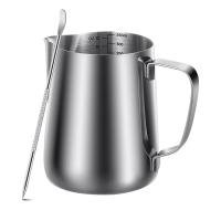 ราคา Milk Frothing Pitcher 350Ml 12Oz Steaming Pitchers Stainless Steel Milk Coffee Cappuccino Latte Art Barista Steam Pitchers Milk Jug Cup with Decorating Pen (15256095375)