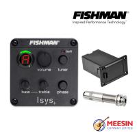 ราคา ปิ๊กอัพกีตาร์โปร่ง Fishman Isys รุ่น PSY BAA MAA แบบติดตั้งด้านข้าง รังถ่านแยกกับที่เสียบแจ็ค Isys Plus Onboard Preamp Pickup System (10636432273)