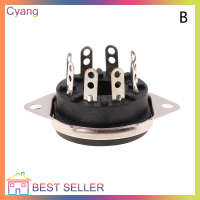ราคา Cyang ฐานซ็อกเก็ตหลอดเบ็กไลท์8pin สำหรับ6550B 6CA7 EL34 6L6 KT88 Vintage AMP DIY (20526010049)